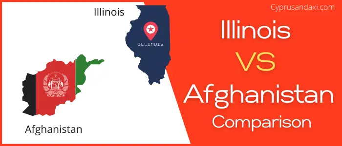 Is Illinois bigger than Afghanistan