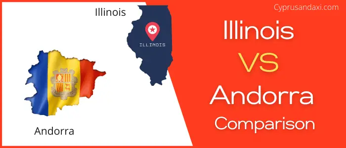 Is Illinois bigger than Andorra