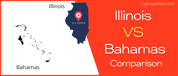 Is Illinois bigger than Bahamas