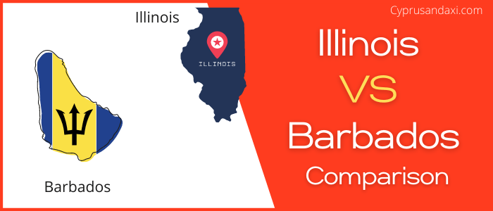 Is Illinois bigger than Barbados