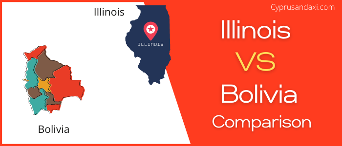 Is Illinois bigger than Bolivia