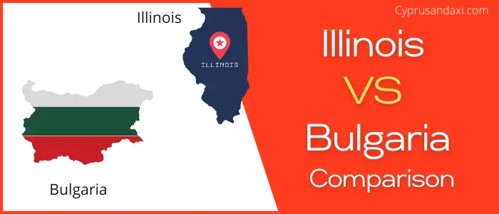 Is Illinois bigger than Bulgaria