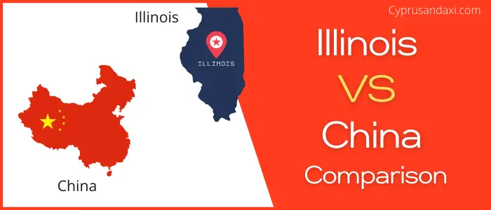 Is Illinois bigger than China