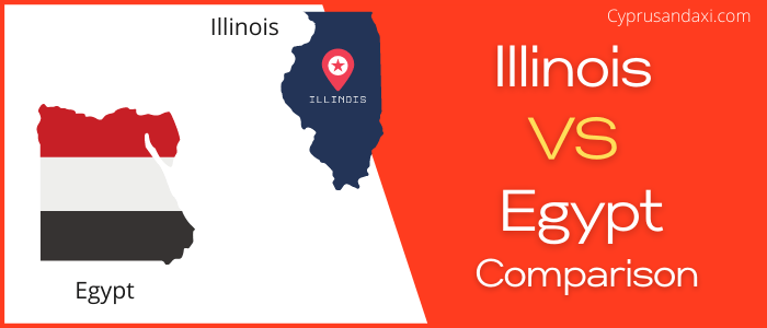 Is Illinois bigger than Egypt