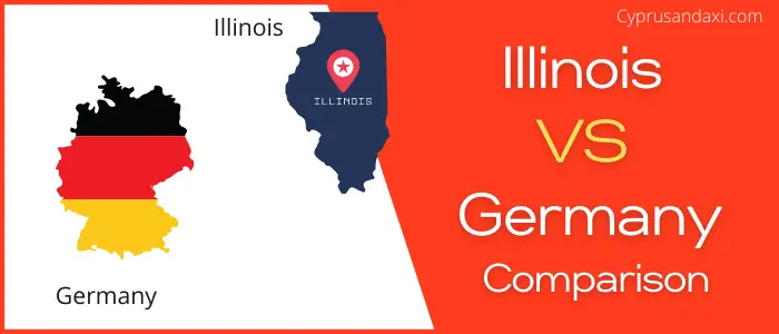 Is Illinois bigger than Germany