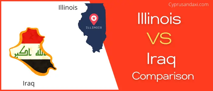 Is Illinois bigger than Iraq