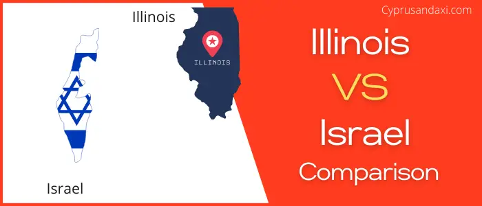 Is Illinois bigger than Israel