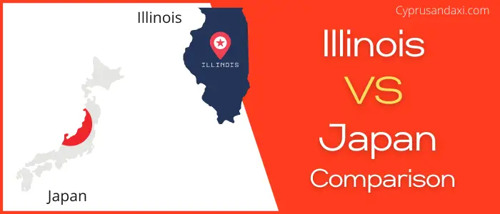 Is Illinois bigger than Japan