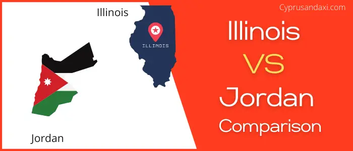 Is Illinois bigger than Jordan