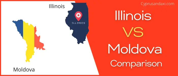 Is Illinois bigger than Moldova