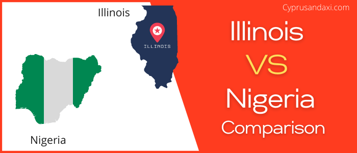 Is Illinois bigger than Nigeria