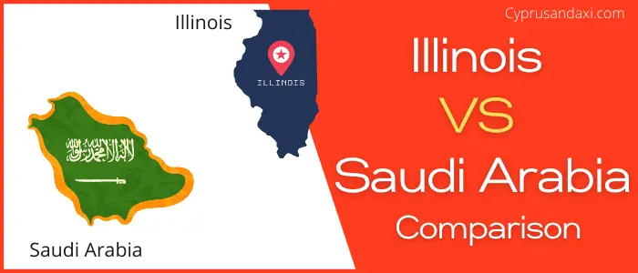 Is Illinois bigger than Saudi Arabia