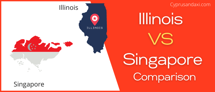 Is Illinois bigger than Singapore