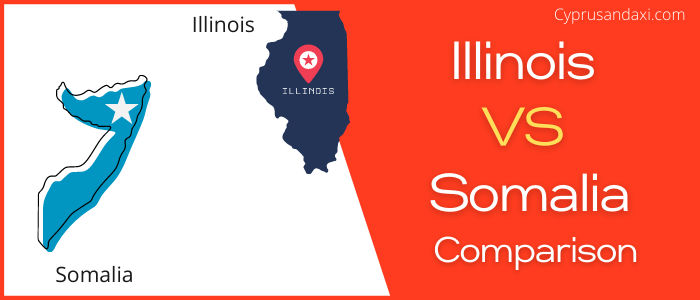 Is Illinois bigger than Somalia