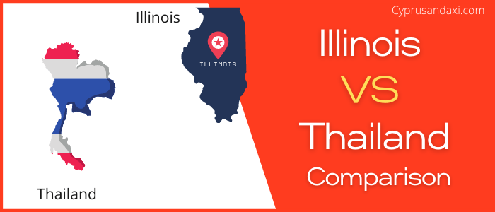 Is Illinois bigger than Thailand