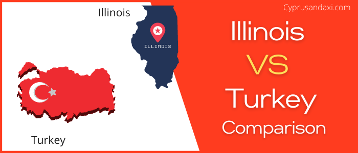 Is Illinois bigger than Turkey