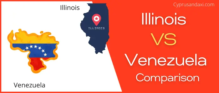 Is Illinois bigger than Venezuela