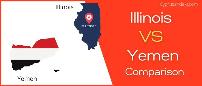 Is Illinois bigger than Yemen