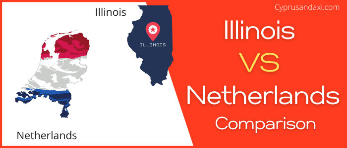Is Illinois bigger than the Netherlands