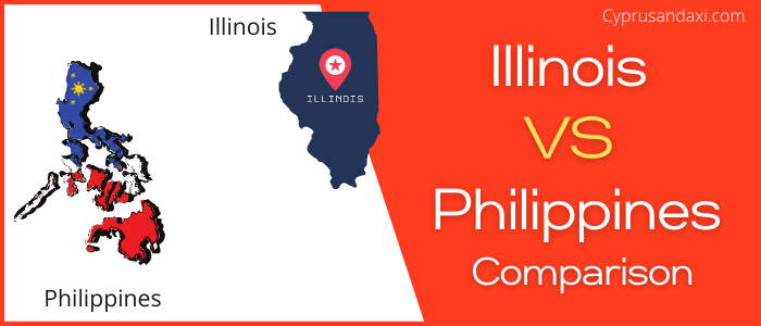 Is Illinois bigger than the Philippines