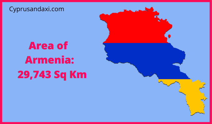 Area of Armenia compared to Kentucky