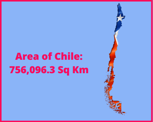 Area of Chile compared to Kansas