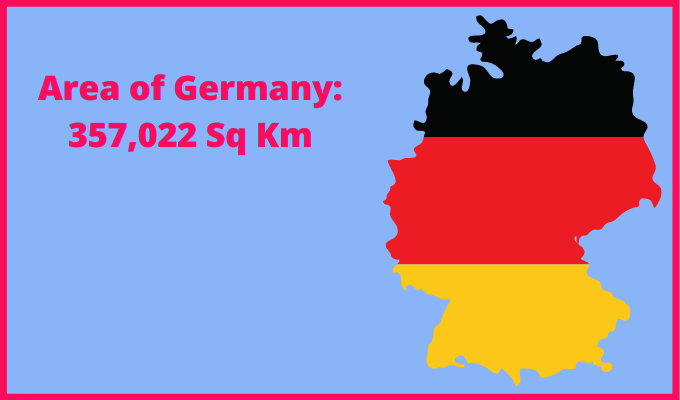 Area of Germany compared to Indiana