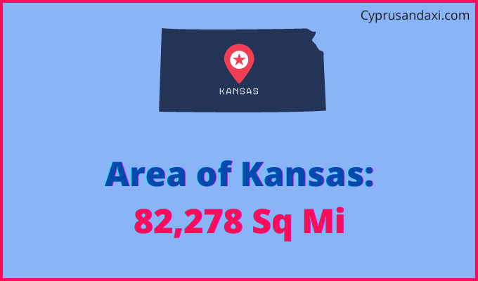 Area of Kansas compared to Zambia