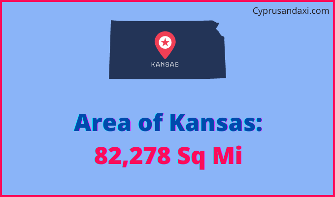 Area of Kansas compared to Zimbabwe