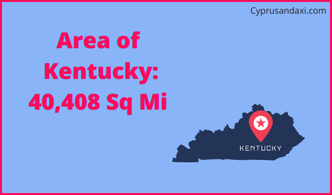Area of Kentucky compared to South Africa