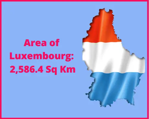 Area of Luxembourg compared to Maine