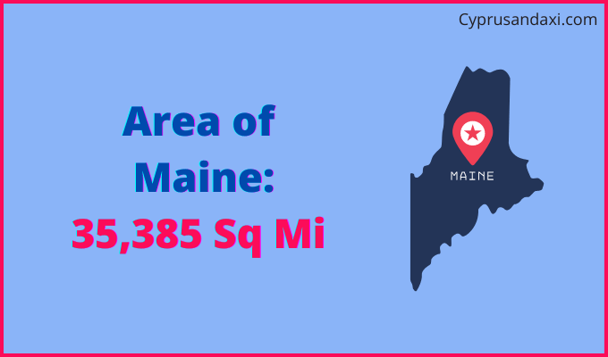 Area of Maine compared to Andorra