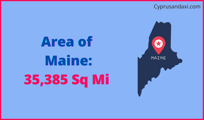 Area of Maine compared to Congo
