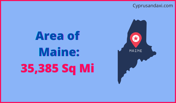 Area of Maine compared to Honduras