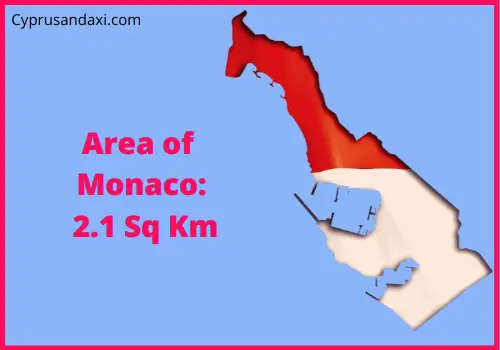 Area of Monaco compared to Iowa