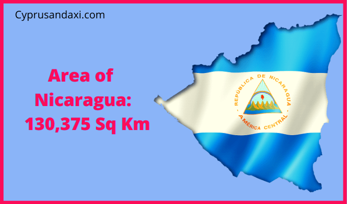 Area of Nicaragua compared to Kentucky