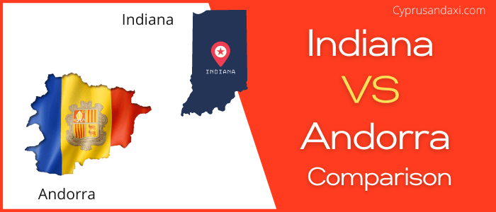 Is Indiana bigger than Andorra