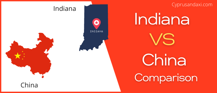 Is Indiana bigger than China