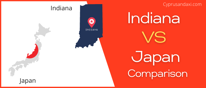 Is Indiana bigger than Japan