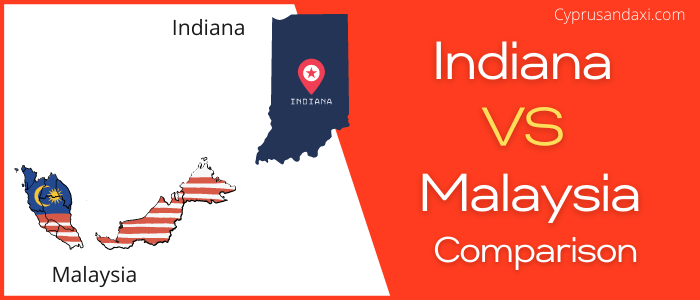 Is Indiana bigger than Malaysia
