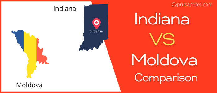 Is Indiana bigger than Moldova