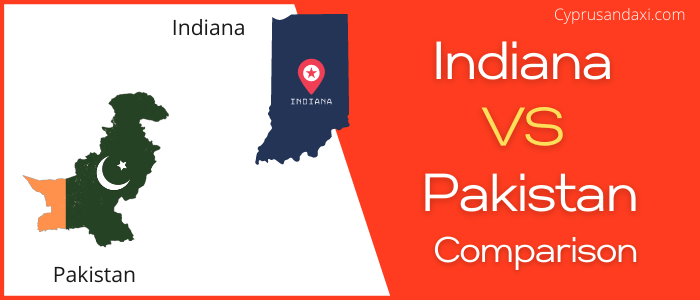 Is Indiana bigger than Pakistan