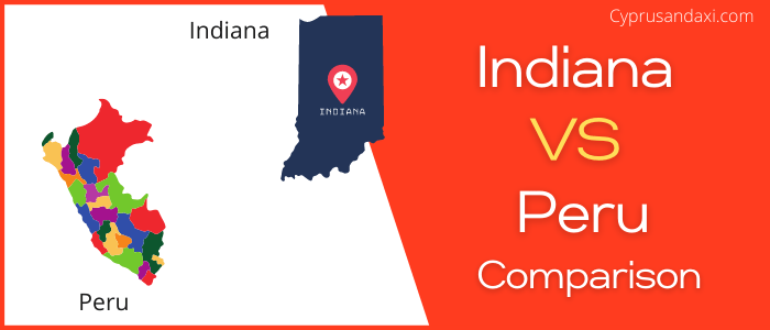 Is Indiana bigger than Peru