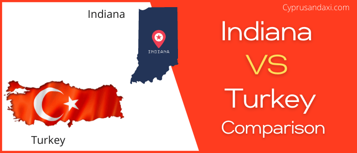 Is Indiana bigger than Turkey