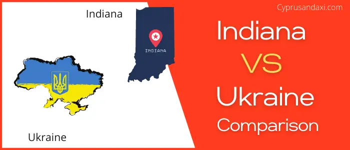 Is Indiana bigger than Ukraine