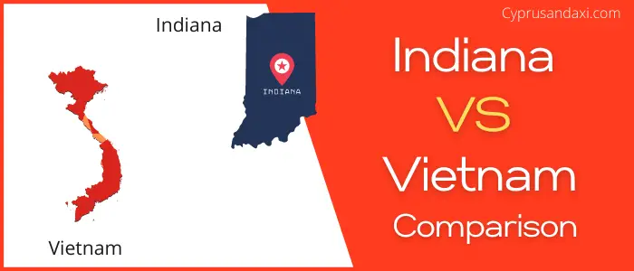 Is Indiana bigger than Vietnam