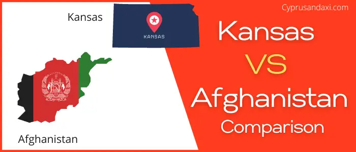 Is Kansas bigger than Afghanistan