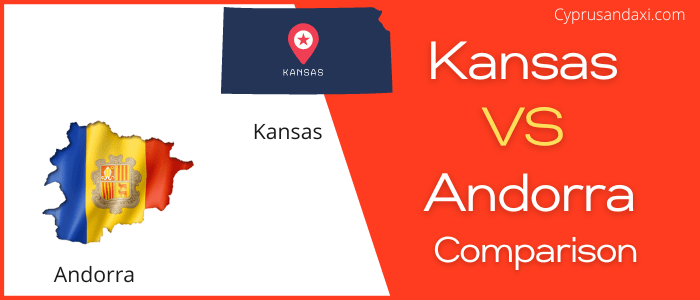 Is Kansas bigger than Andorra