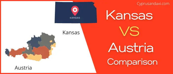 Is Kansas bigger than Austria