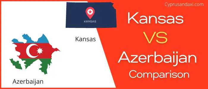 Is Kansas bigger than Azerbaijan